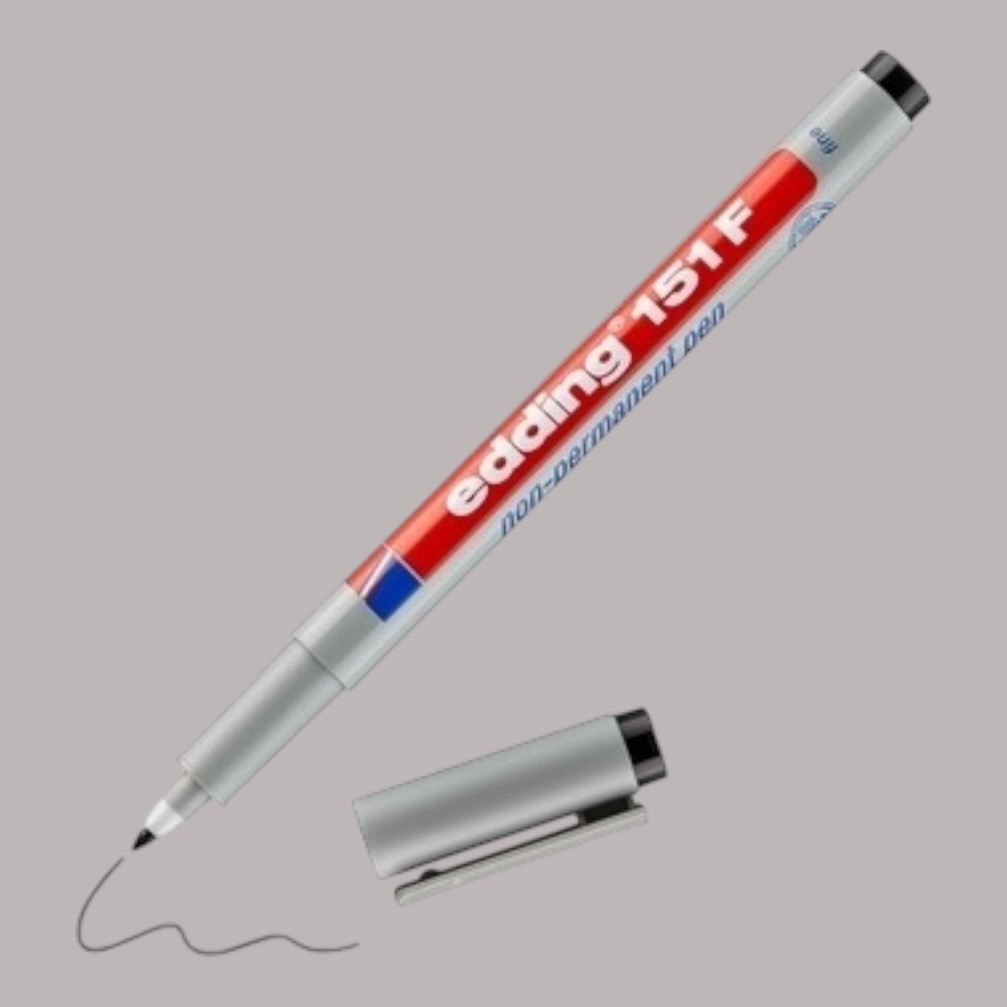 Edding 151 F – Non‑permanenter Folienschreiber Schwarz