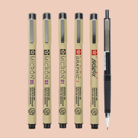 Sakura Pigma Micron Manga Set