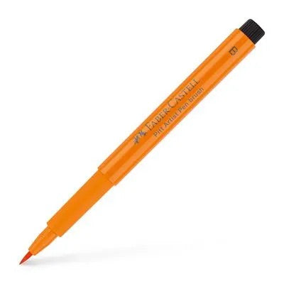 Faber Castell Pitt Artist Pen Brush Tuschestift lasurorange 113