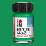 Marabu Transparent Glas- und Porzellanfarbe, Apfel 158, 15 ml