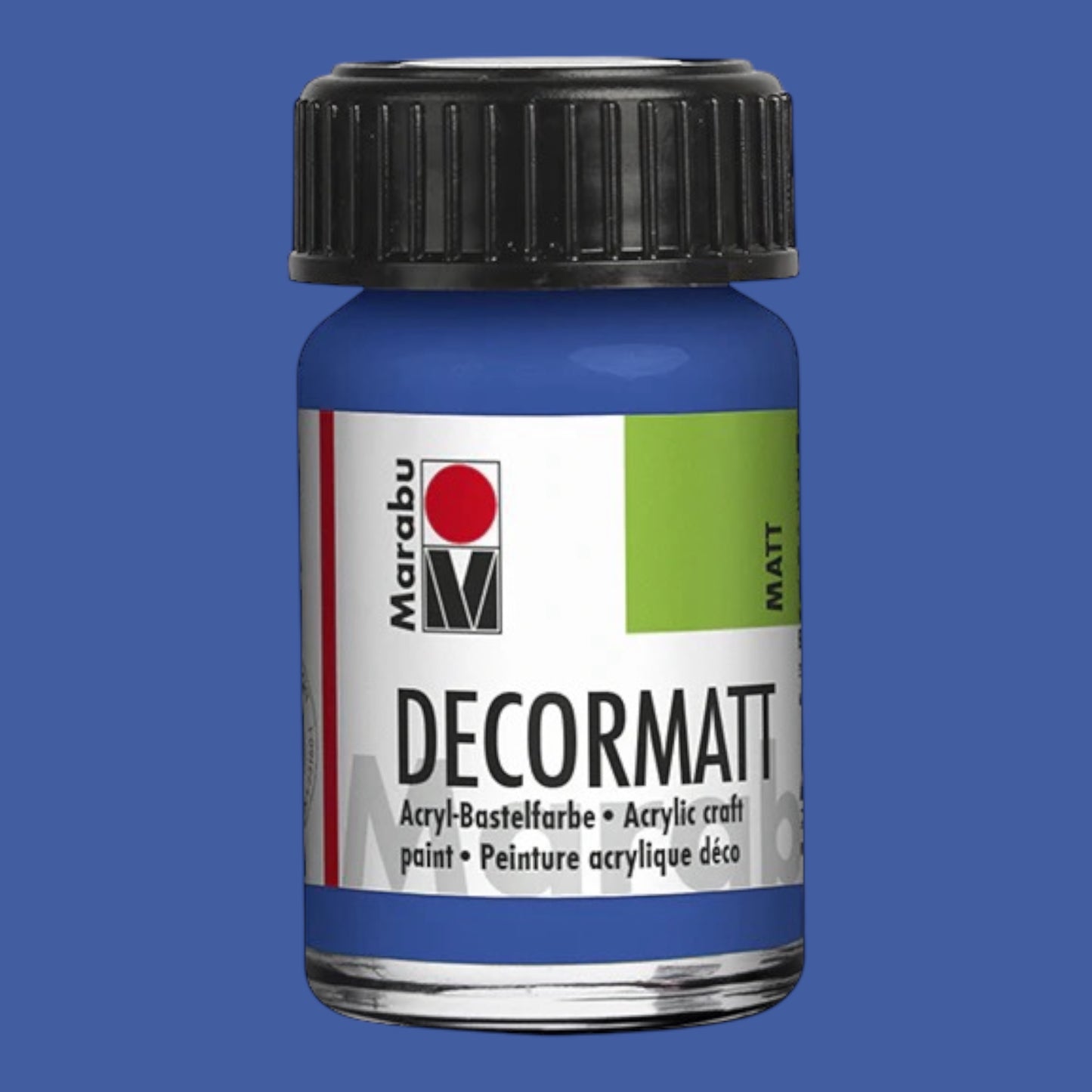 Marabu Decormatt Acryl Mittblau  052