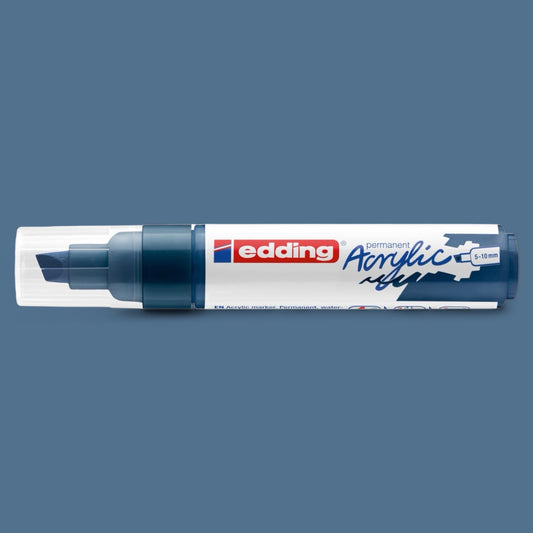 Edding 5000 Acrylmarker elegant nachtblau 933 , Keilspitze 5-10 mm