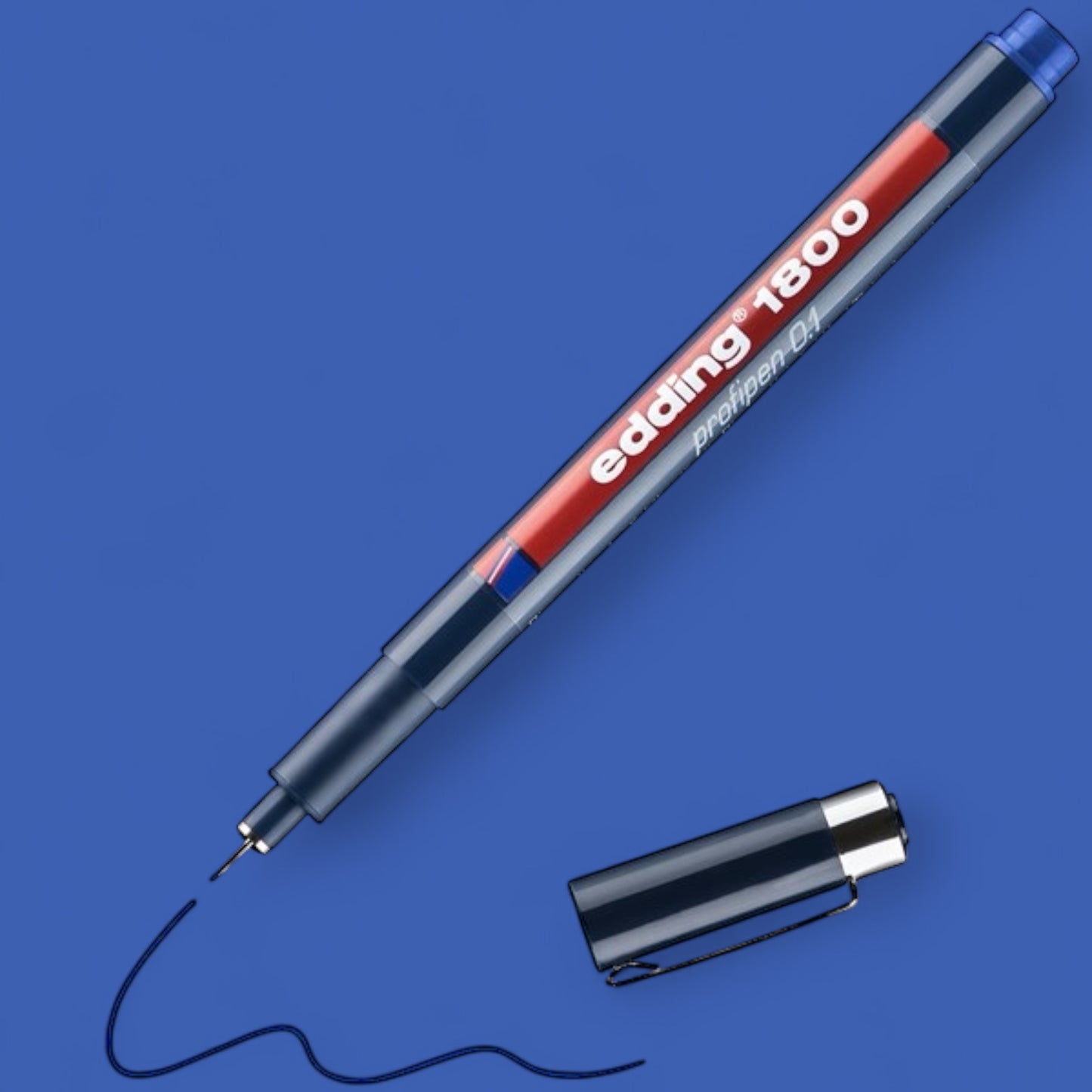 Edding 1800 precision fineliner
 blue, plastic tip 0.7 mm