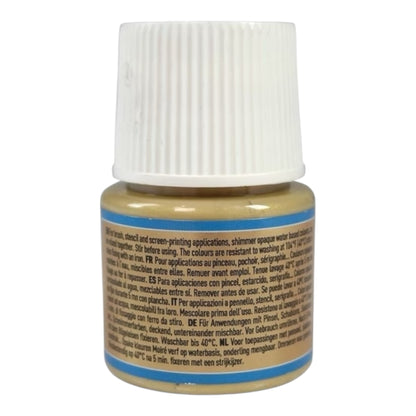 Pébéo Setacolor Shimmer Textilfarbe – Gold 45 , 45 ml