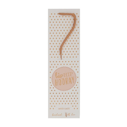 Wundercandle Wunderkerze „Hip Hip Hooray“, 7