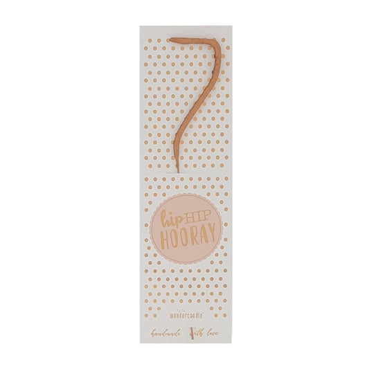 Wundercandle Wunderkerze „Hip Hip Hooray“, 7