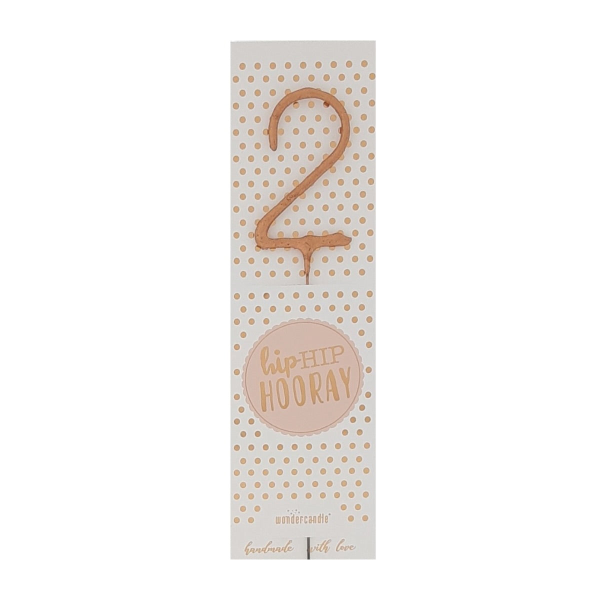 Wundercandle Wunderkerze „Hip Hip Hooray“, 2