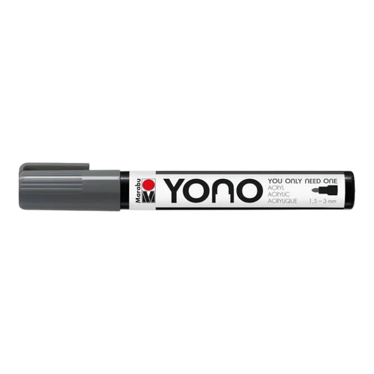 YONO Acrylmarker – Dunkelgrau (1.5–3 mm)