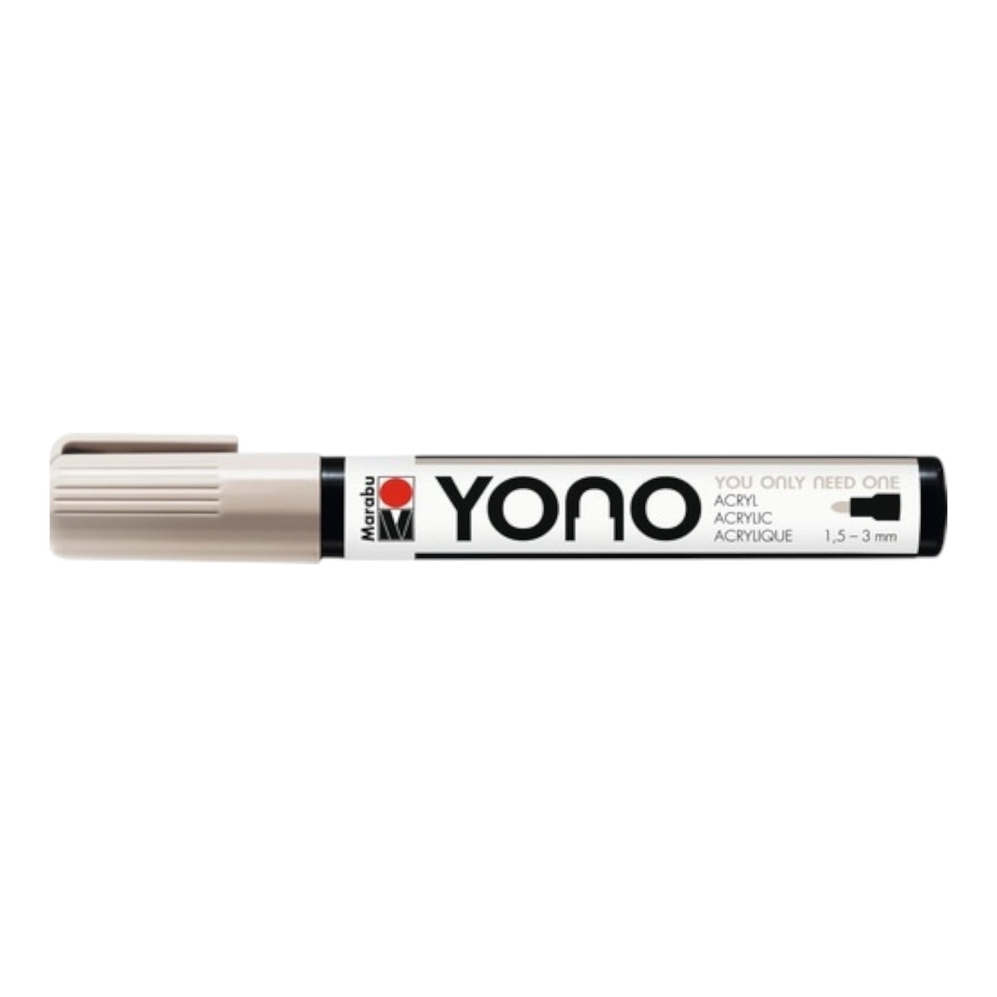 YONO Acrylmarker – Warm Grey Light (1.5–3 mm)
