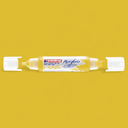 Edding 5400 Acryl 3D Double Liner traffic yellow 905, tube tip 2-3 mm. 5-10 mm