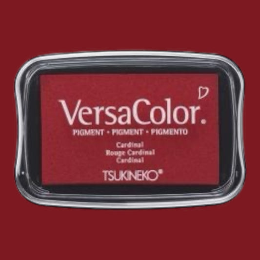 Ranger Stempelkissen Versa Color Pigment-Kardinalrot, 9,6x6,3x1,8cm