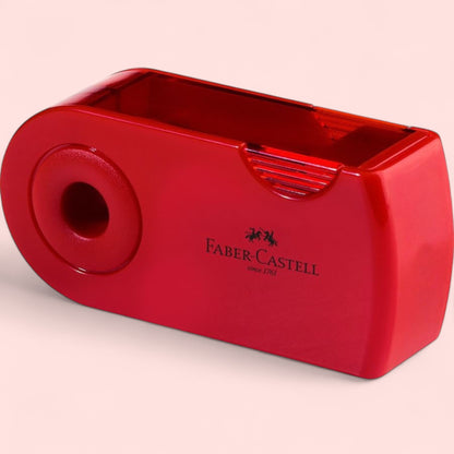 Faber-Castell Sleeve double sharpener red