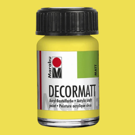 Marabu Decormatt Acryl Zitrone  020