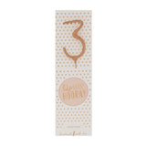 Wundercandle Wunderkerze „Hip Hip Hooray“, 3