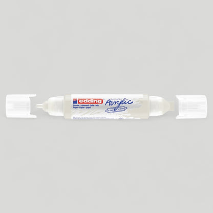 Edding 5400 Acryl 3D Double Liner traffic white, tube tip 2-3 mm + 5-10 mm