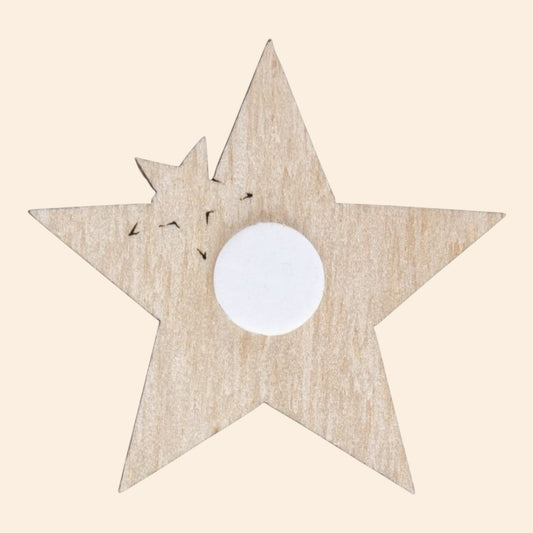 Rayher Rayher Holz + Filz Streuteile – Stern