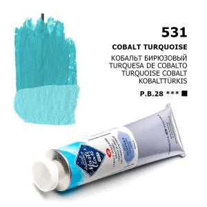 White Nights Saint Petersburg Nevskaya Palitra Color Tempera Cobalt Turquoise «master-class» In Tube №531