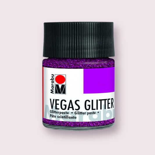 Marabu Glitter Paste, Vegas Glitter Pink 533