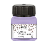 Kreul Glass & Porcelain Chalky, Porzellan und Glasfarbe Matt Sweet Lavender 16636