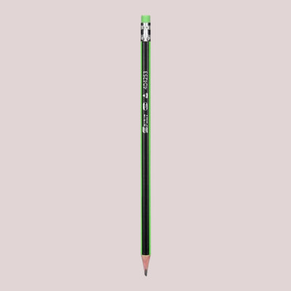 Bleistift mit Radiergummi ''Neon Triangle''