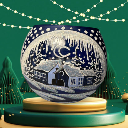 tealight holder Winter Evening