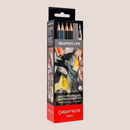 Caran d’Ache Graphite Line – Multi-Techniques Water-Soluble Set