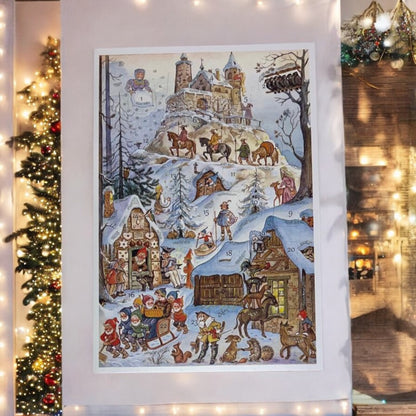 postcard Advent calendar 