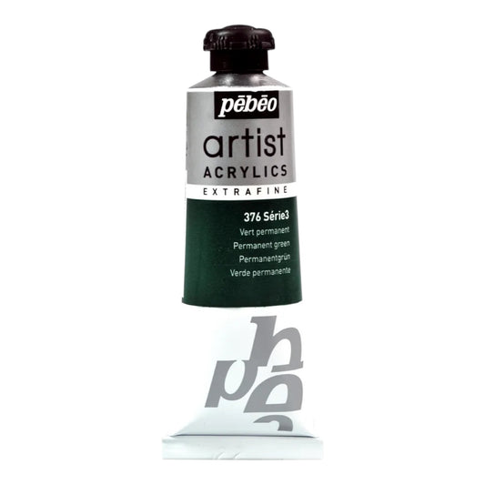 Pébéo Artist Acrylics Permanent Green 376 Series 3