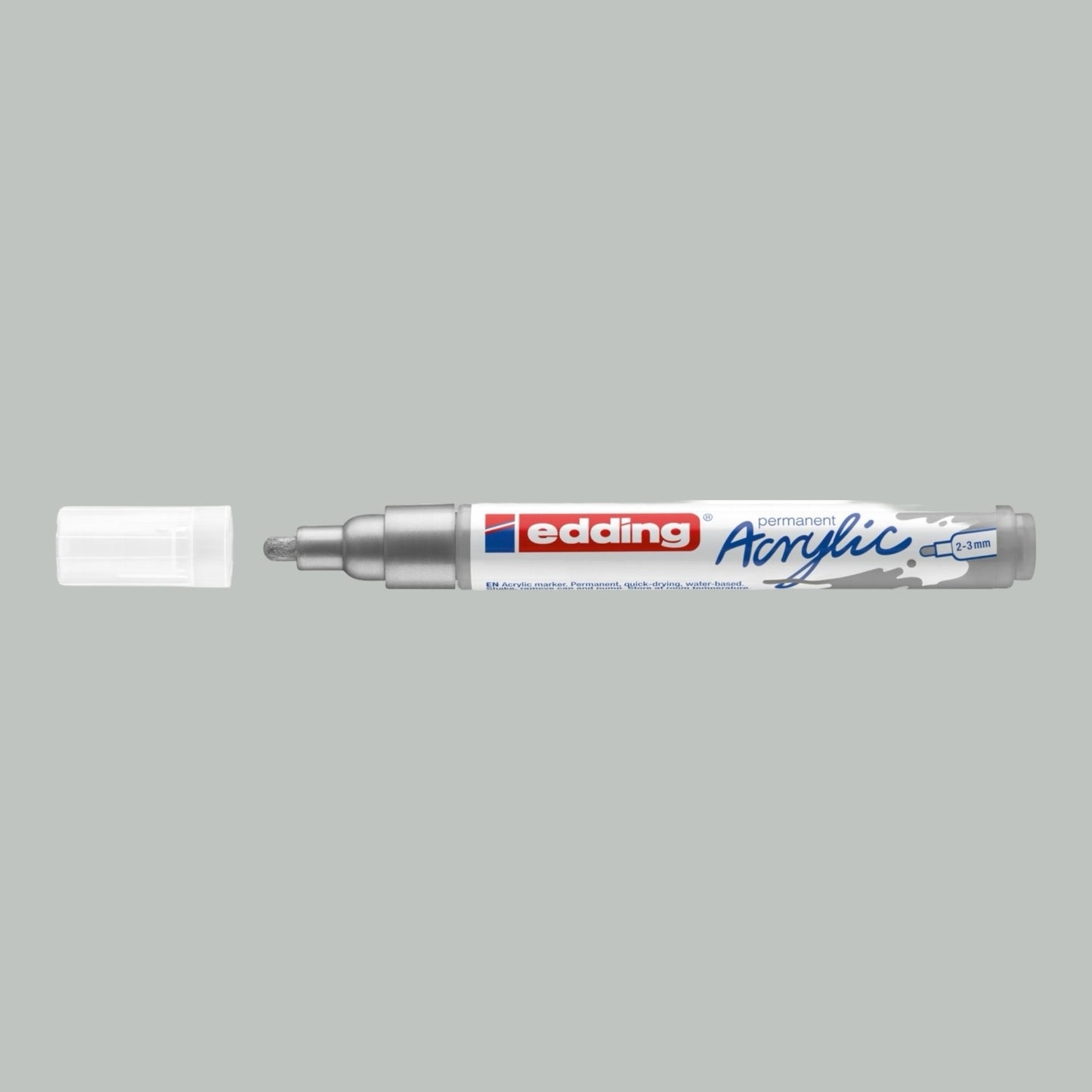 Edding 5100 Acrylmarker Silber 923 , Rundspitze 2-3 mm