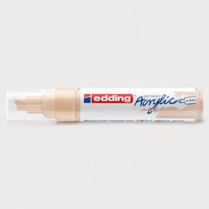 Edding 5000 Acrylmarker   warmbeige 255 , Keilspitze 5-10 mm
