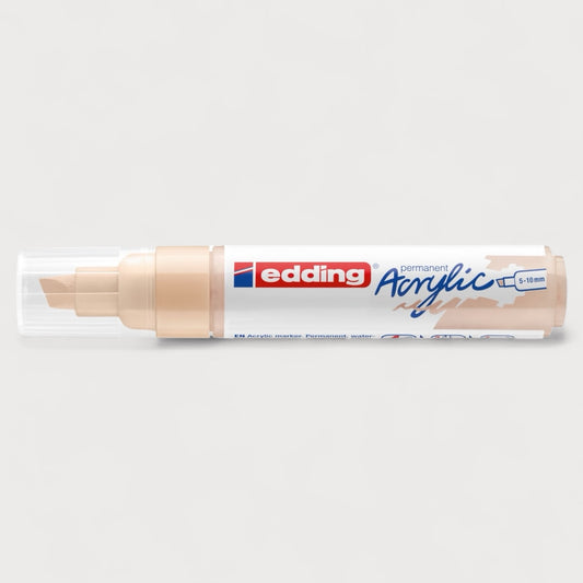 Edding 5000 Acrylmarker   warmbeige 255 , Keilspitze 5-10 mm