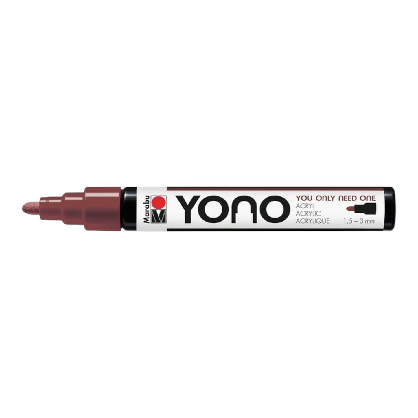 Acrylmarker YONO 1.5 - 3 mm Braun