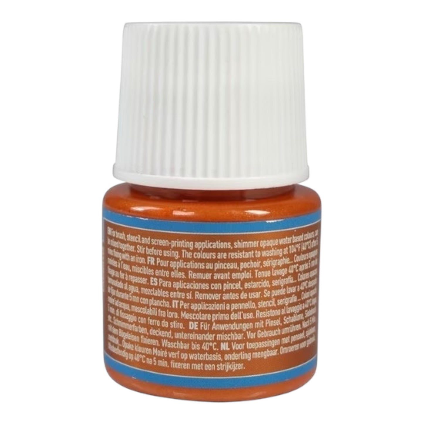Pébéo Setacolor Shimmer Textilfarbe – Brick 63 , 45 ml