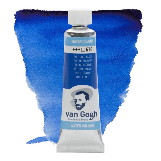 Van Gogh Aquarellfarbe Tube Phthaloblau 570