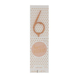 Wundercandle Wunderkerze „Hip Hip Hooray“, 6