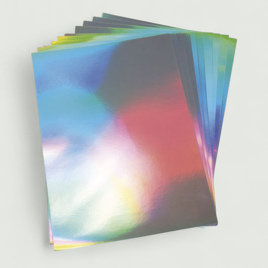 Rayher Effektpapier Hologramm silber 210 g/m2 - A4