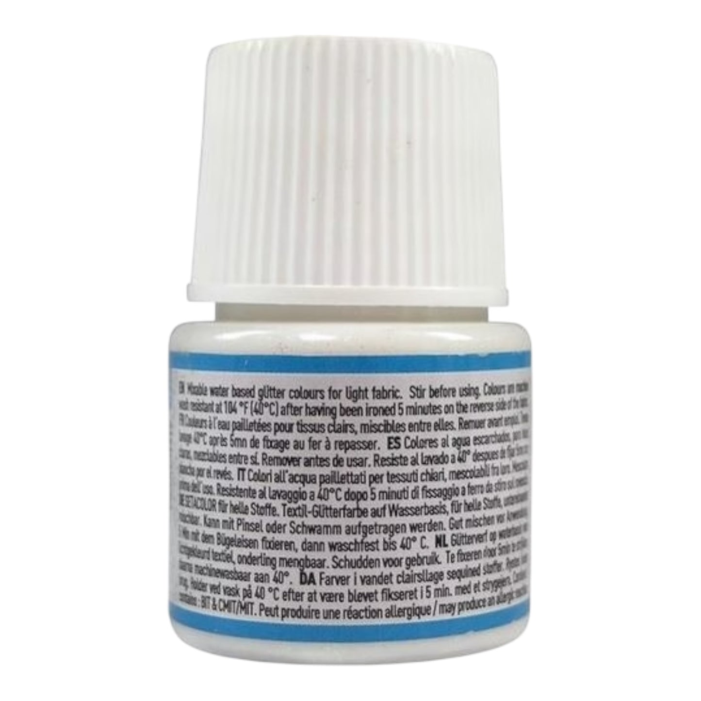 Pébéo Setacolor Glitter Textilfarbe – Diamond 204 , 45 ml