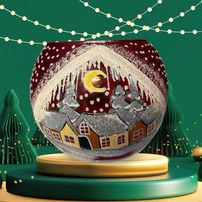 tealight holder Winter Evening