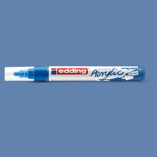 Edding 5100 Acrylmarker enzianblau 903 , Rundspitze 2-3 mm