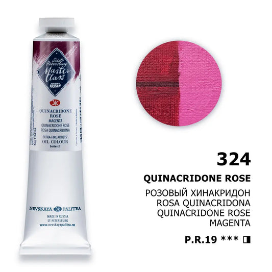 Nevskaya Palitra Master Class Ölfarbe Chinacridone Rose 324