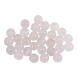 Rayher Halbedelsteinperlen Rose Quartz, 6 mm, 30 St.
