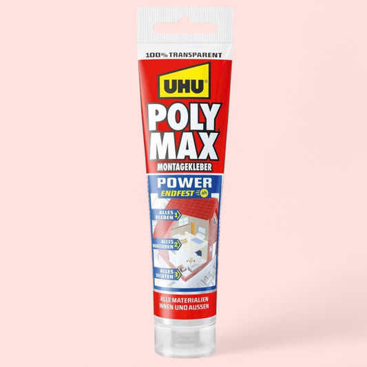 UHU Poly max power Transparent, 115 g