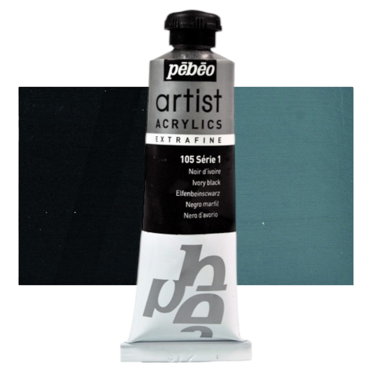 Pébéo Artist Acrylics Elfenbeinschwarz 105 Serie 1