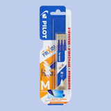 Pilot FriXion Refill – Set 3 Ersatzminen, Blau 0,7 mm
