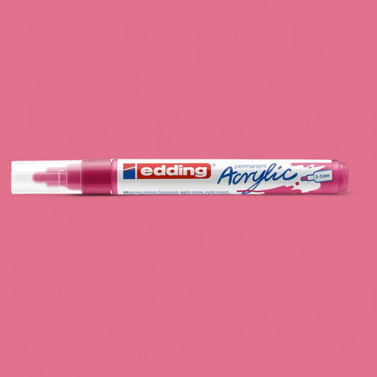 Edding 5100 Acrylmarker telemagenta 909 , Rundspitze 2-3 mm