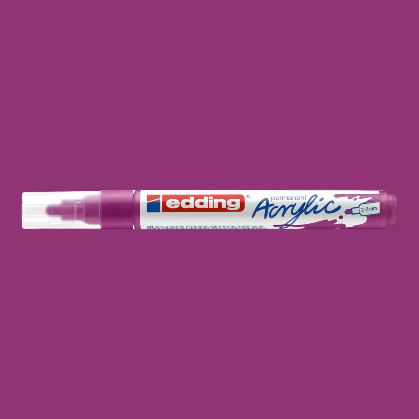 Edding 5100 Acrylmarker Beere 910 , Rundspitze 2-3 mm