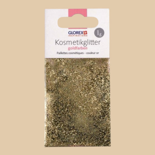 Glorex Kosmetikglitter Gold 1g