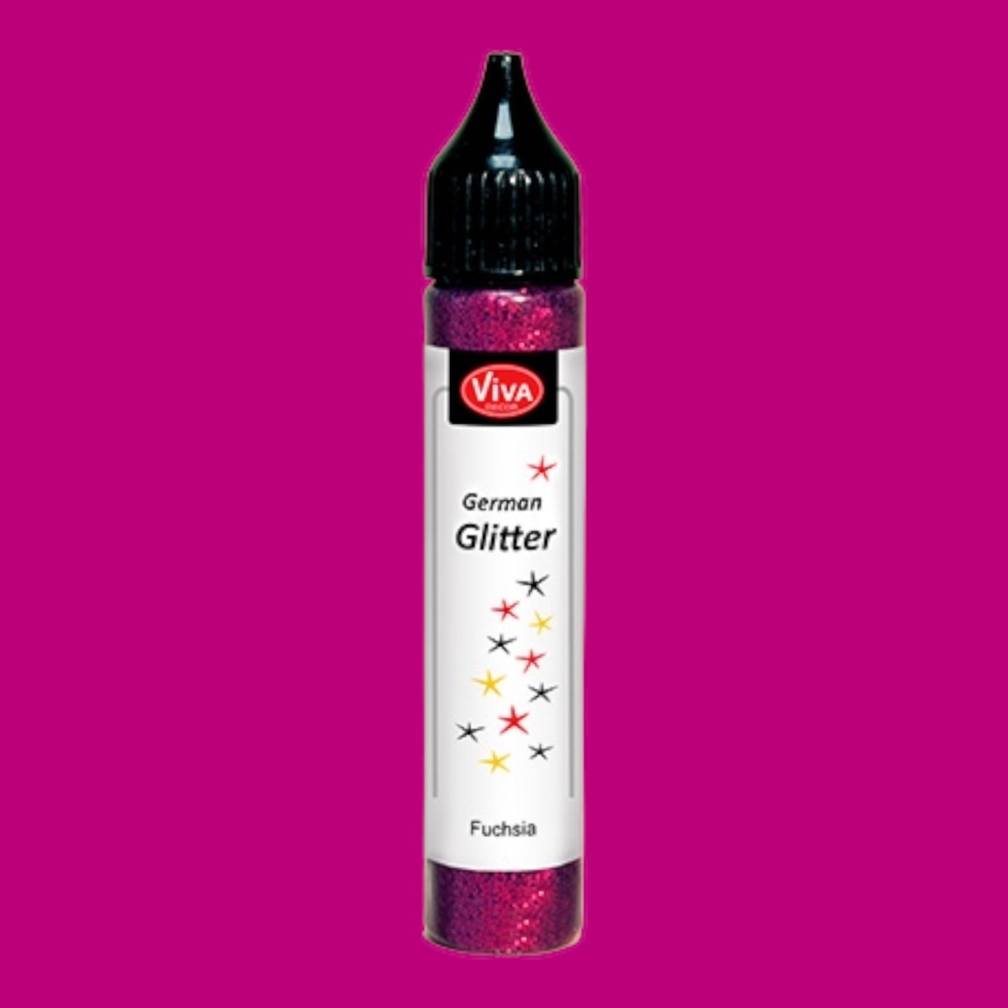 Viva Decor . German Glitzer. Fuchsia .