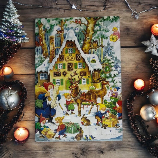 Postkarte Adventskalender