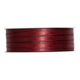 Satinband doppelseitig 3 mm x 50 m , Bordeaux